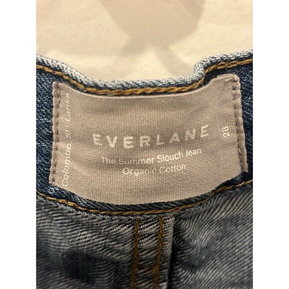 Everlane The Summer Slouch Jean Women’s Organic Cotton Size 28 Sustainable - Picture 3 of 6